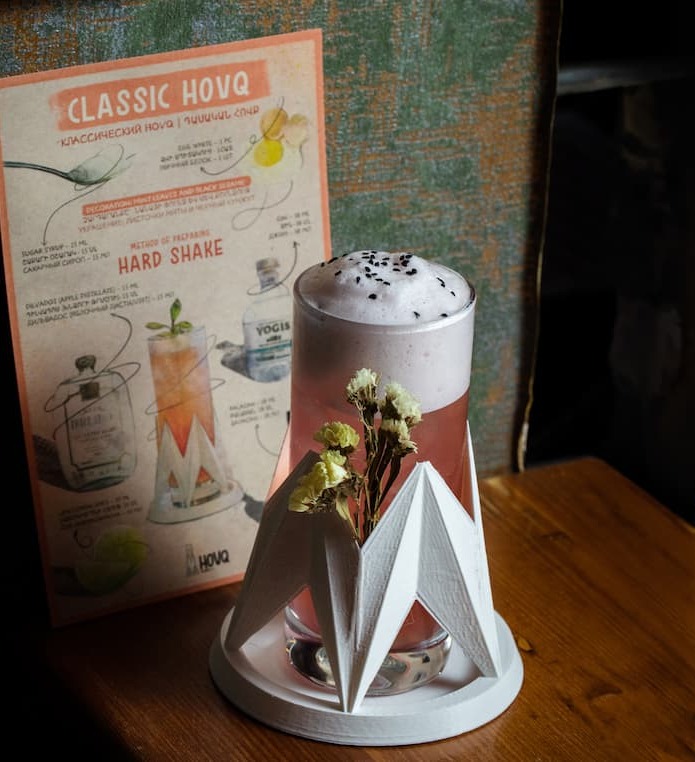 HOVQ is an exclusive cocktail that grasps the tastes, aromas, and emotions of Dilijan